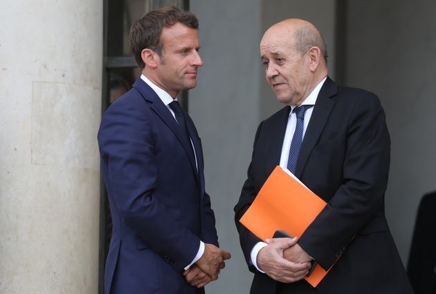 Emmanuel Macron et Jean-Yves Le