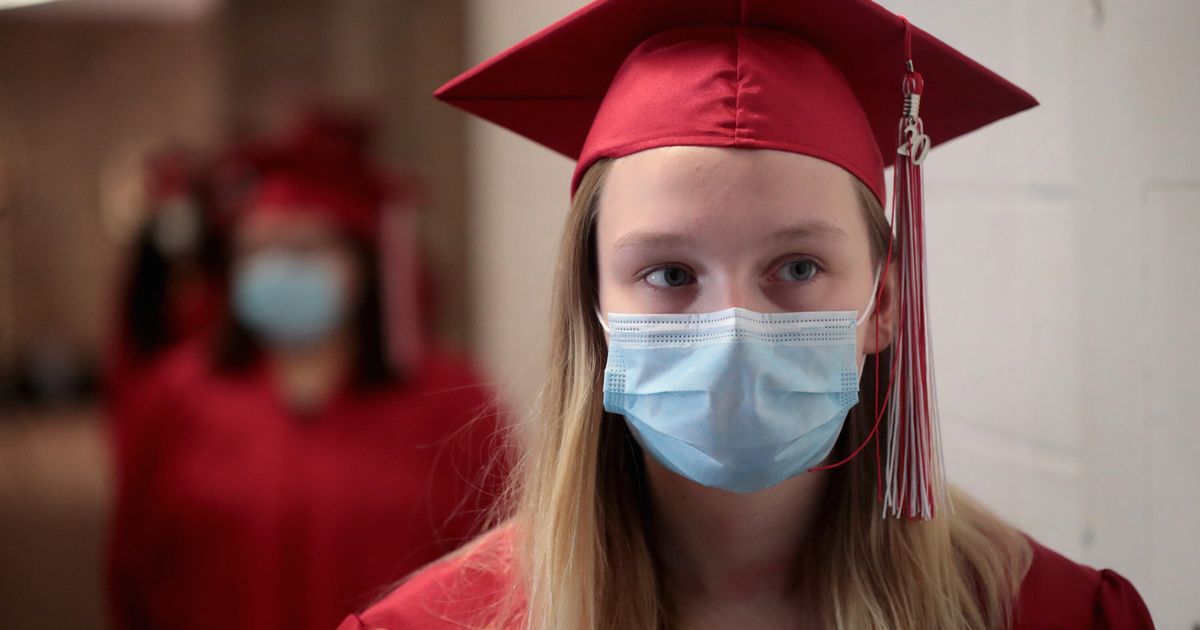 Photos Show What One High School Graduation Looks Like During The Coronavirus Pandemic