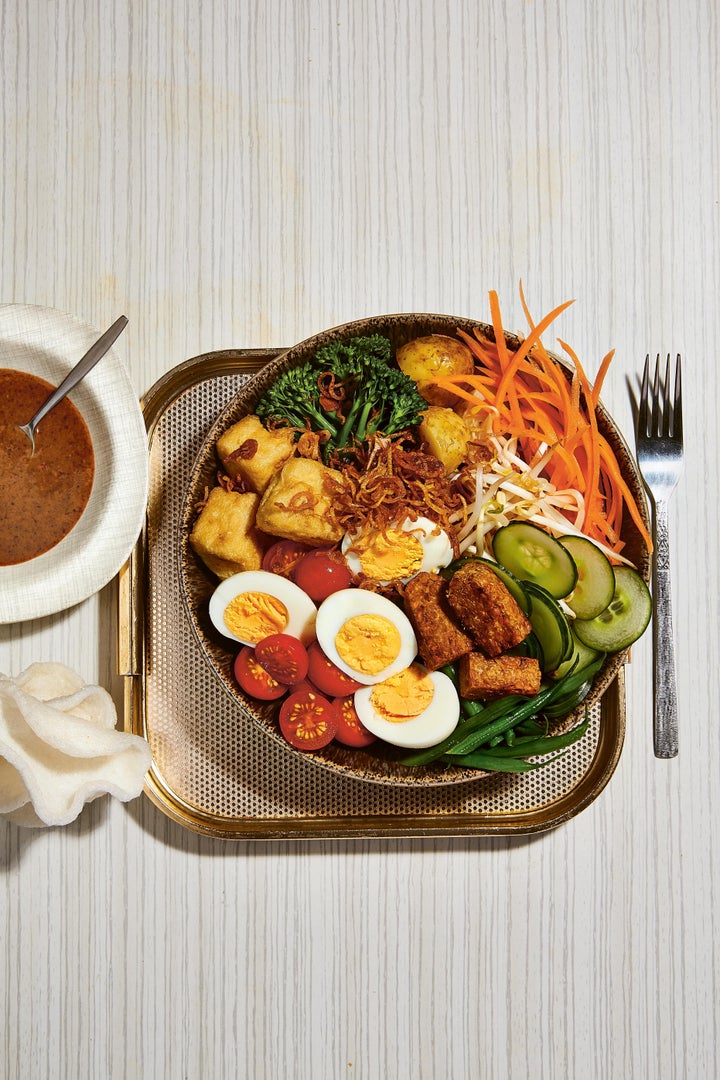 Gado Gado salad with peanut sauce