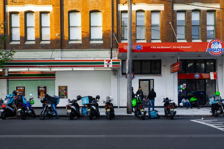 The streets of Newtown in Inner West Sydney are desolate during the coronavirus outbreak. (Photo by Christopher Pearce/The Sydney Morning Herald via Getty Images)