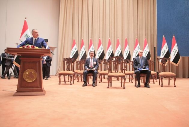 L'Irak se dote d'un nouveau gouvernement, après cinq mois dans le flou (Photo prise à Bagdad...