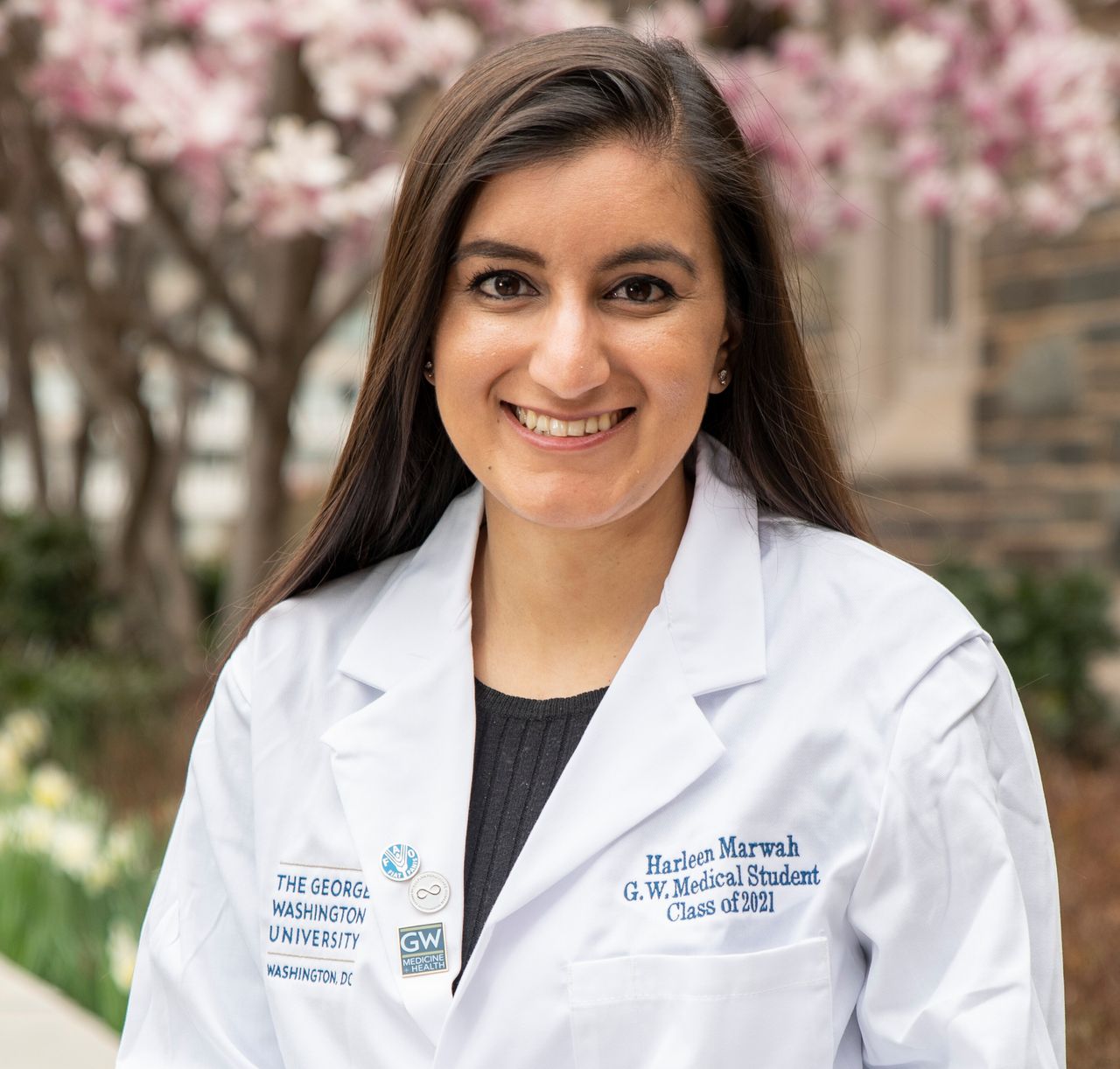 Harleen Marwah, a medical student at George Washington University in Washington, D.C., is leading a volunteer grassroots coalition called Medical Students for a Sustainable Future.