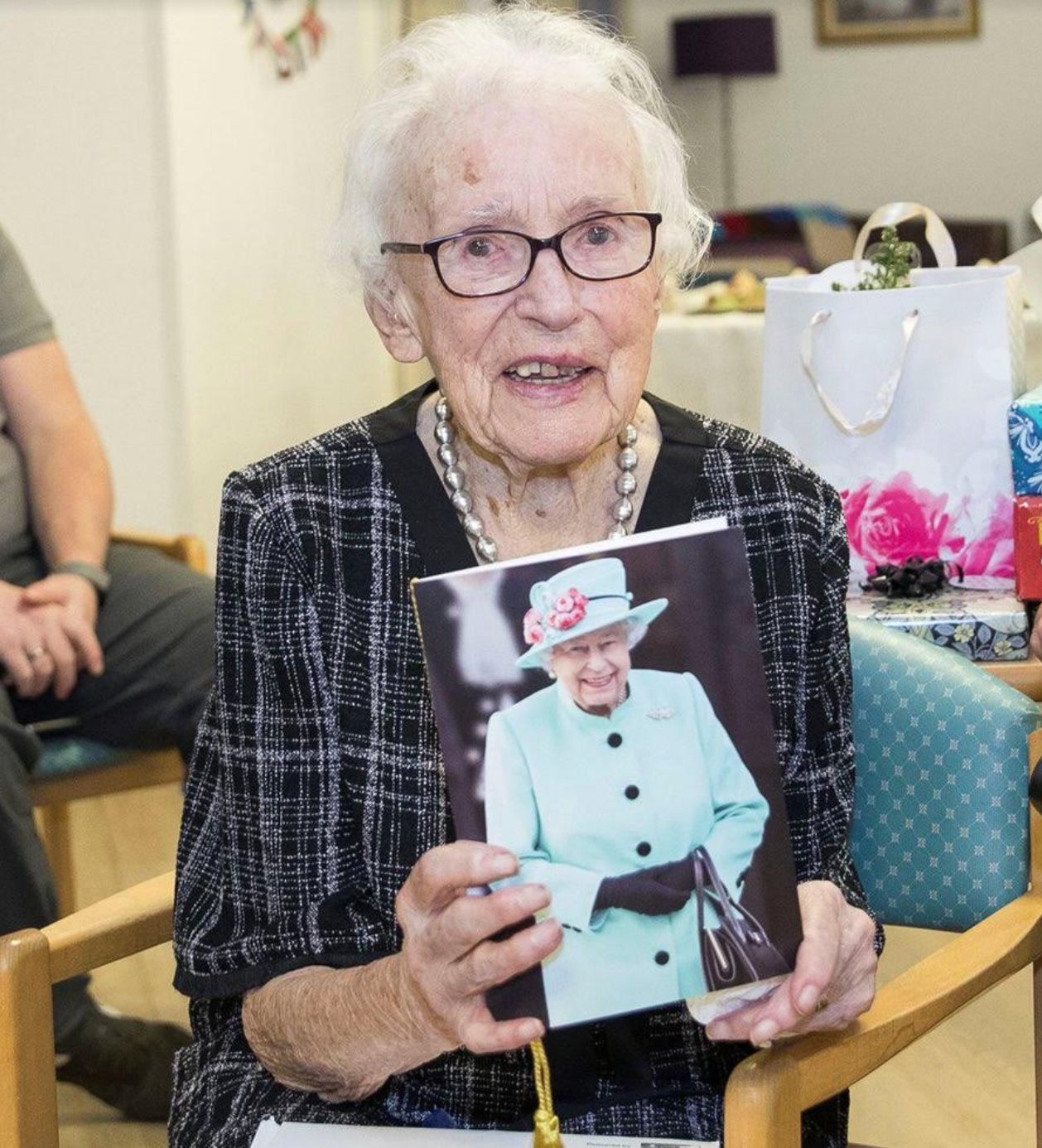 Isobel Kirkwood on her 100th birthday