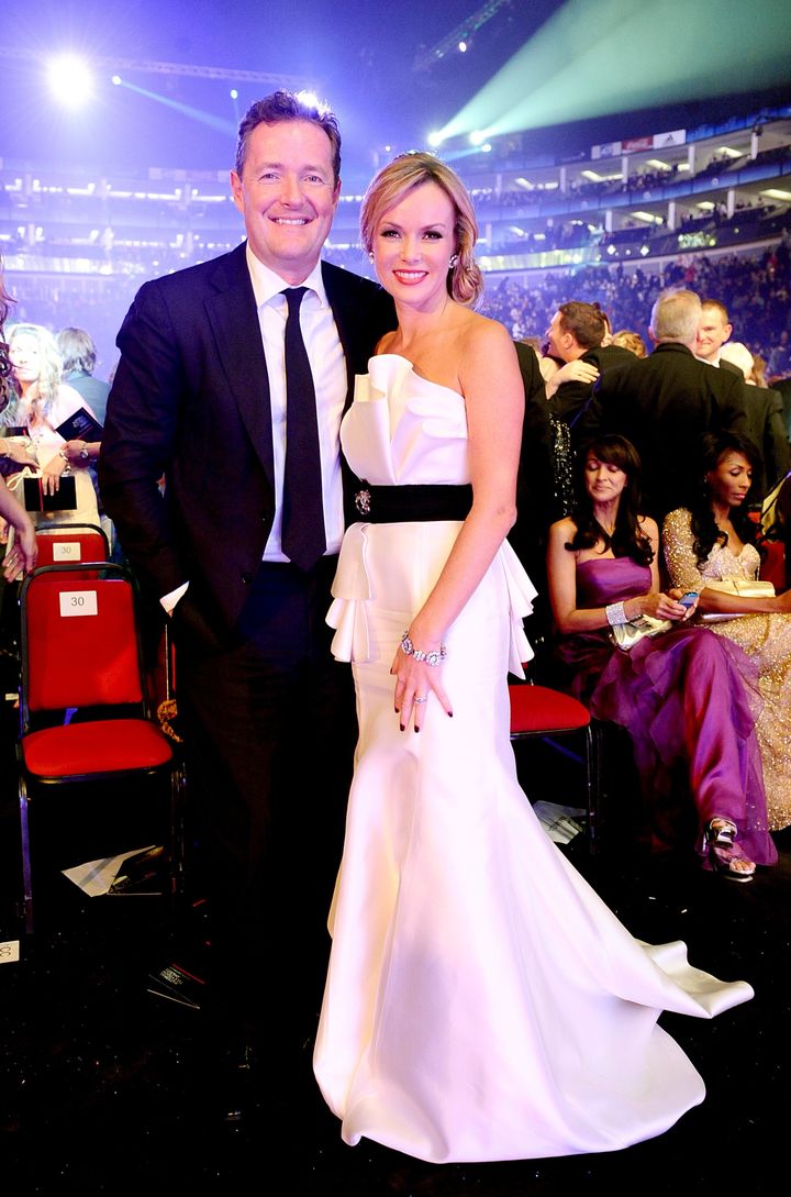 Piers and Amanda worked together on Britain's Got Talent from 2007 to 2011