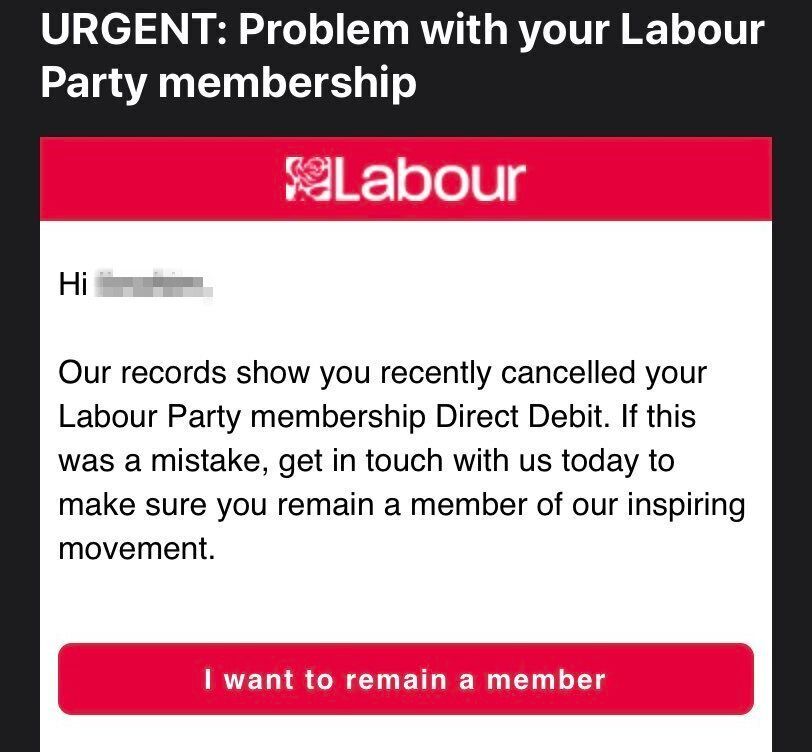 Black Labour Cancellations 
