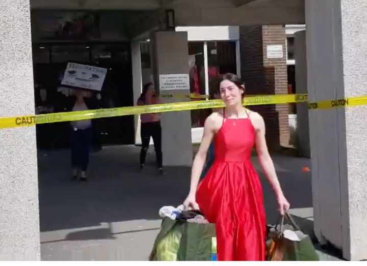 Emma, finissante à l'école secondaire Hormisdas-Gamelin