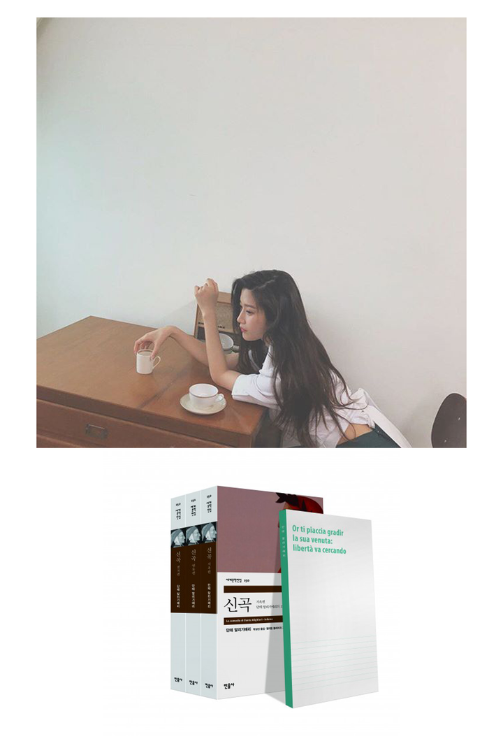 "우리 인생길 반 고비에 올바른, 길을 잃고서 난, 어두운 숲에 처했었네.”