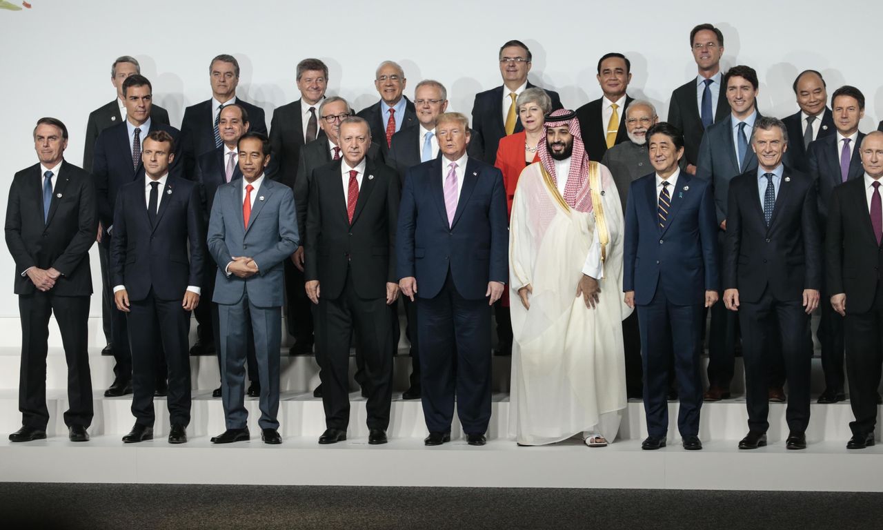 World leaders welcomed Saudi Crown Prince Mohammed bin Salman at a global summit just months after Saudi agents murdered journalist Jamal Khashoggi.