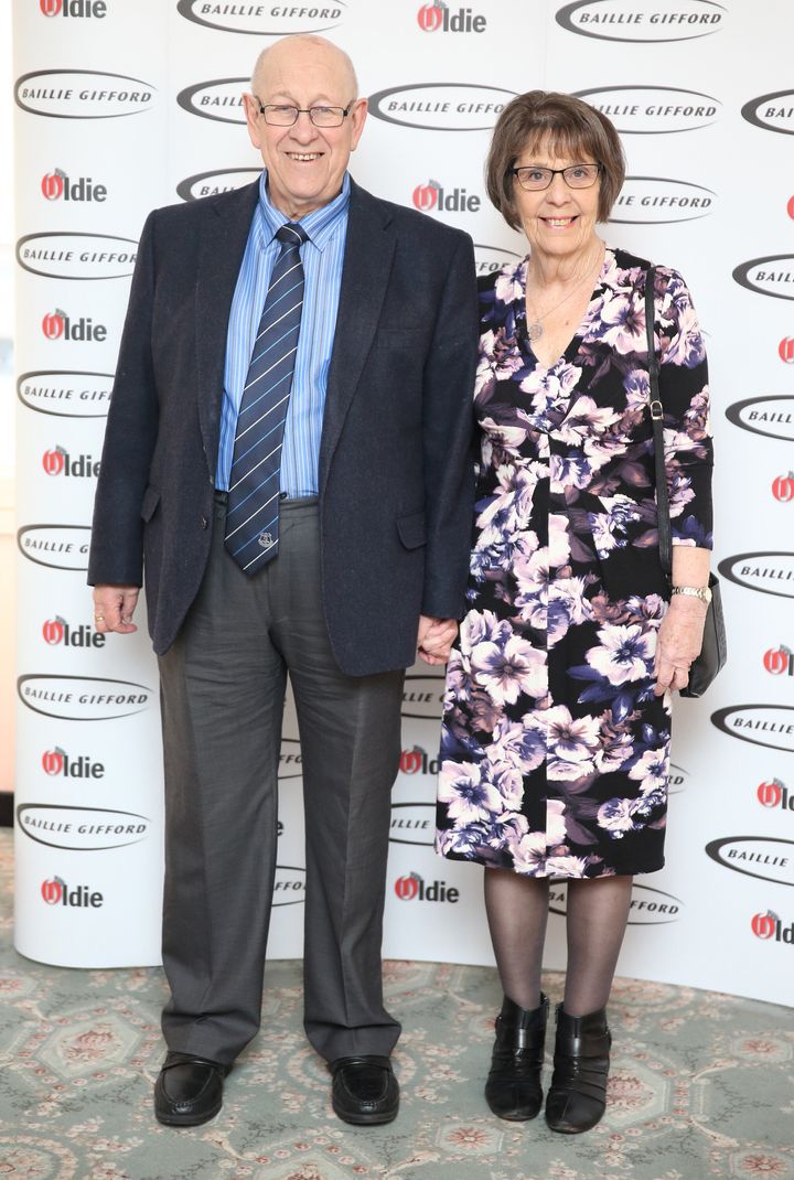 Leon and June Bernicoff at an event together in 2016