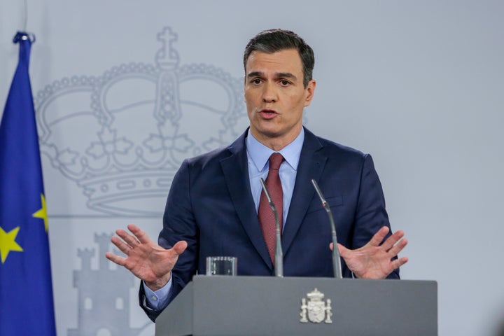 Pedro Sánchez en Moncloa, el pasado 10 de marzo.