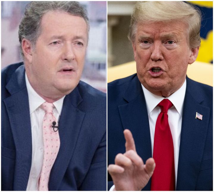 Piers Morgan and Donald Trump