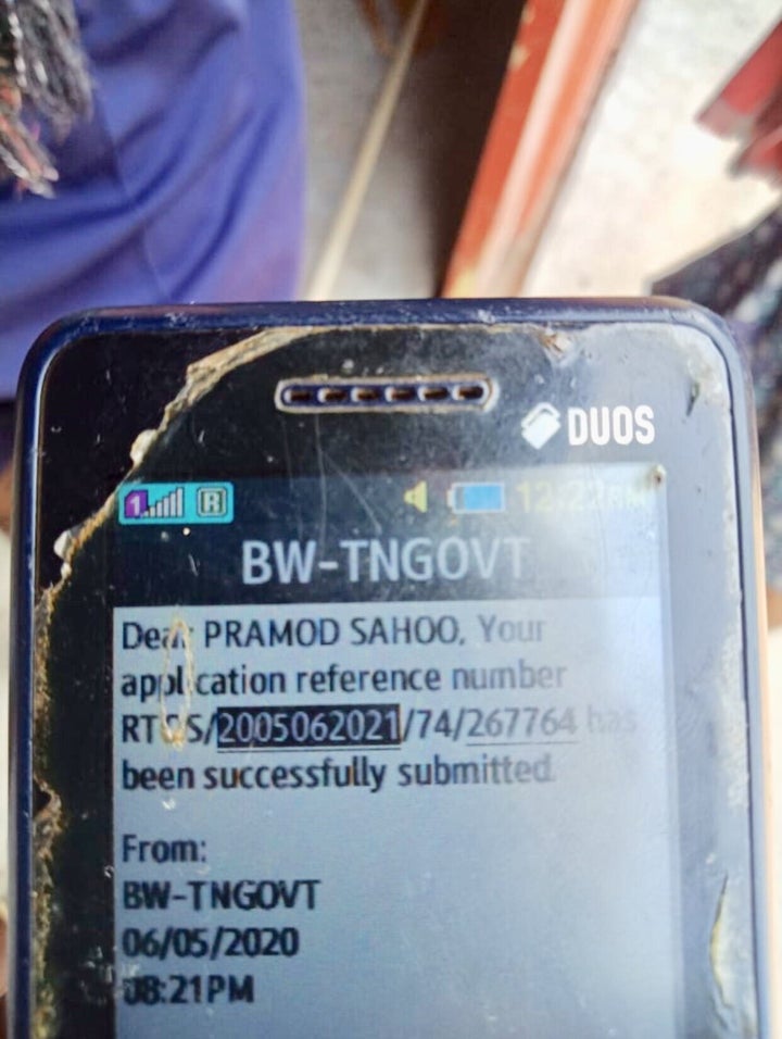 A worker from Odisha registered on the Tamil Nadu government website to return home, but there is no clarity on when trains will run for migrants like him.