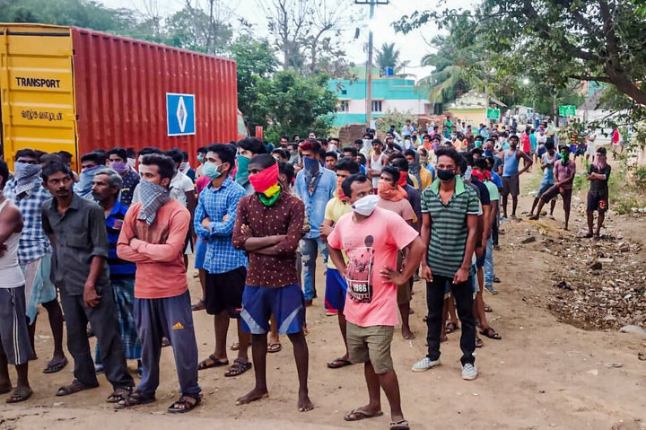 Workers stranded in Tamil Nadu