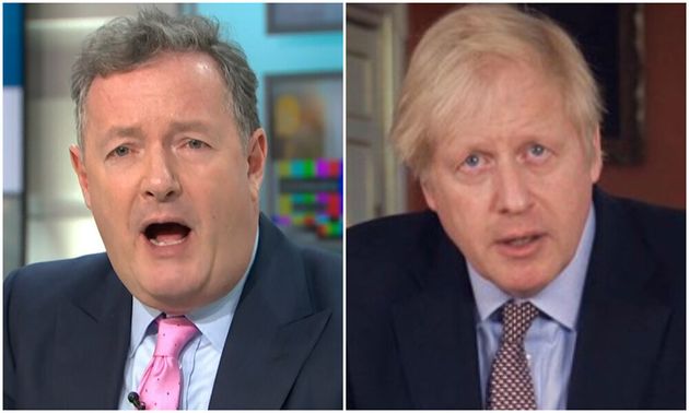 Piers Morgan and Boris Johnson