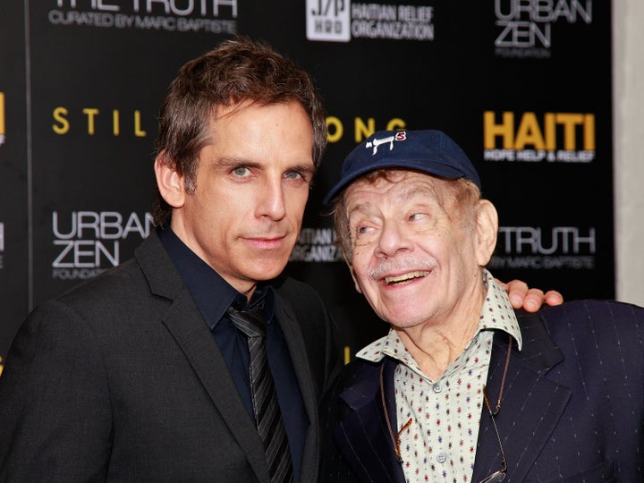 Jerry Stiller with son Ben 