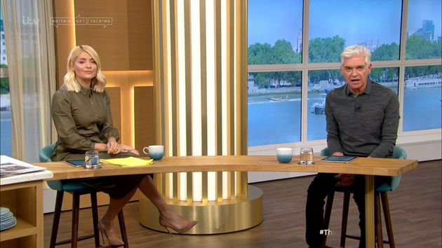 Phillip Schofield and Holly Willoughby on This Morning