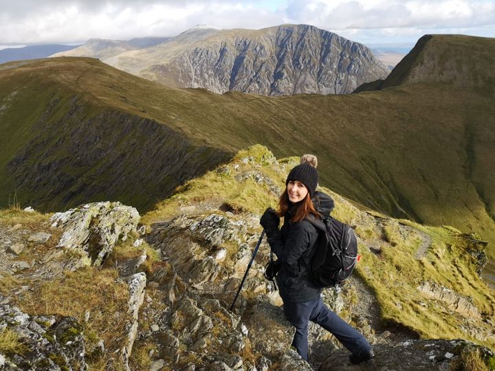 Charlotte Hunt, pictured here in Snowdonia National Park