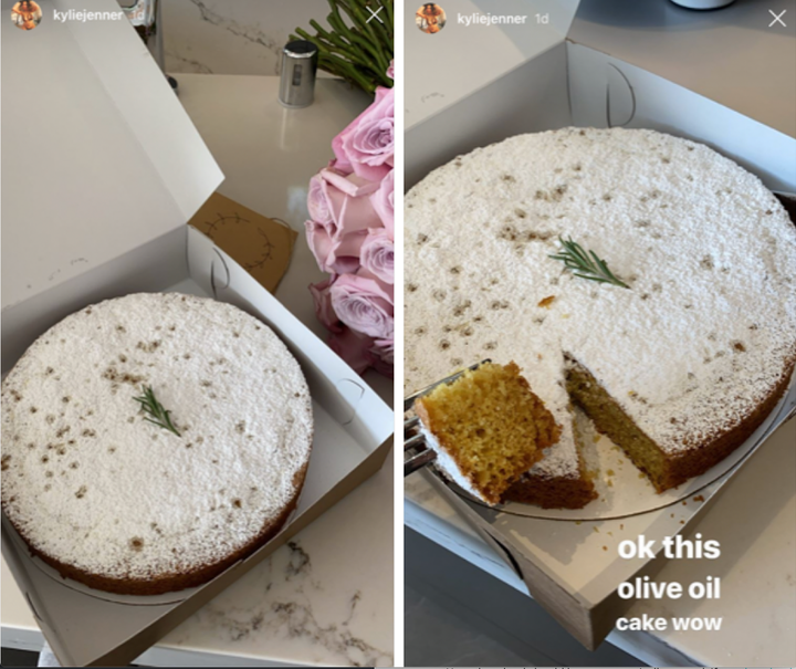 Fans couldn't handle the way Kylie sliced up her cake. 