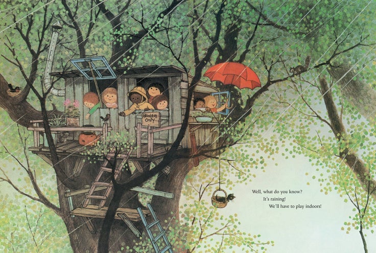 An illustration by Gyo Fujikawa, a before-her-time artist and writer who depicted children of all ethnicities playing as one.