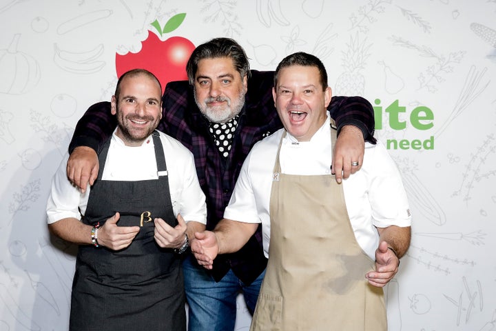 Former 'MasterChef' judges George Calombaris, Matt Preston and Gary Mehigan 