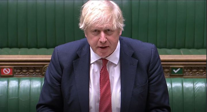 Boris Johnson set out the new guidelines in the House of Commons on Monday.