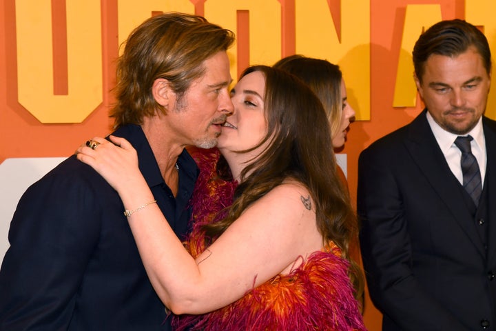 Lena Dunham's embrace of Brad Pitt at the U.K. premiere of "Once Upon a Time... in Hollywood" in London last July sparked spe