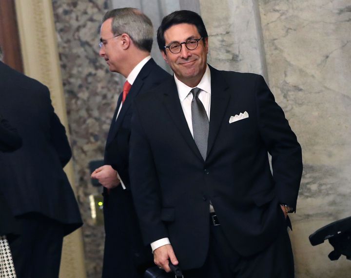 President Donald Trump's personal lawyer Jay Sekulow arrives at the U.S. Capitol on Feb. 3, 2020 in Washington, DC.