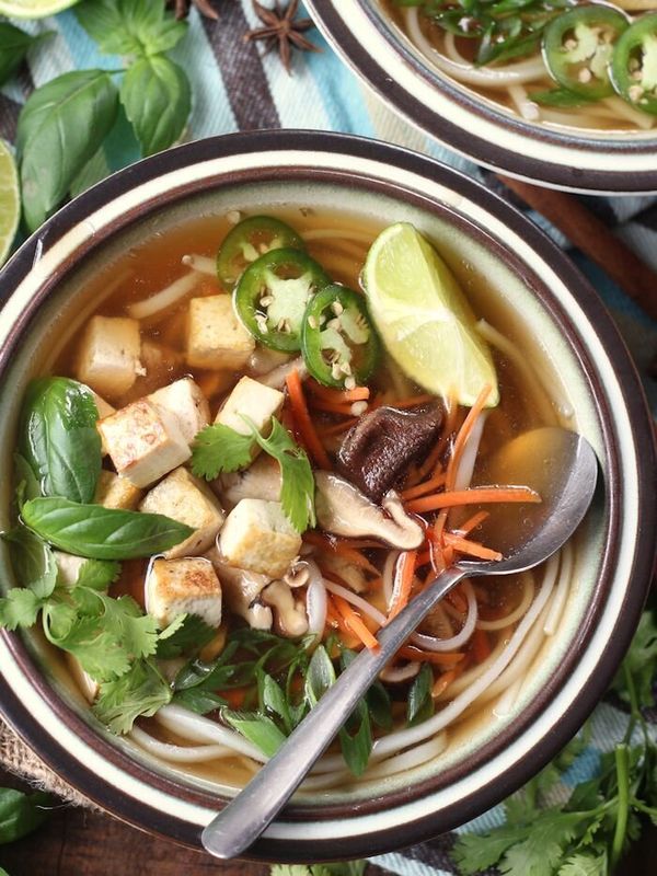 Get the Easy Vegan Pho recipe from Connoisseurus Veg.﻿