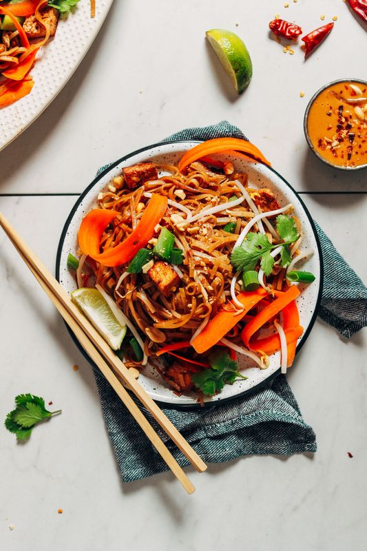 Get the Easy Tofu Pad Thai recipe from Minimalist Baker.﻿