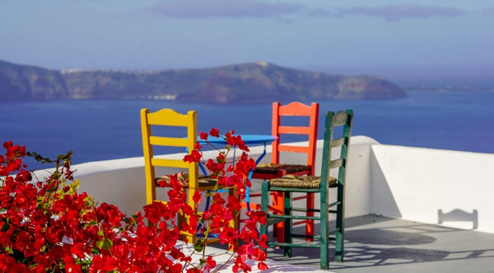 The Blue Church Domes of Oia, Santorini