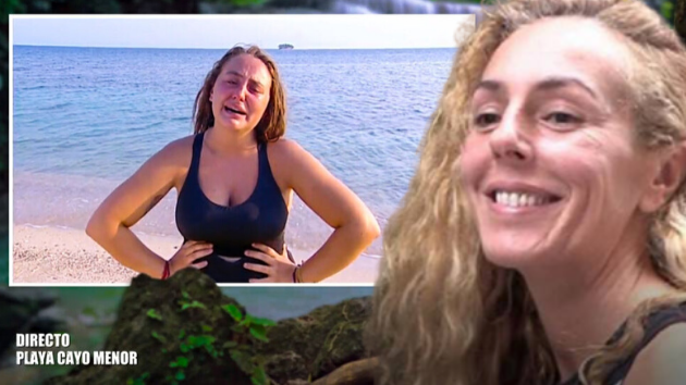 Rocío Flores en 'Supervivientes' y su madre Rocío Carrasco.