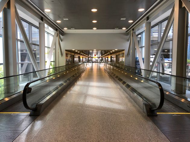 JFK airport, abandoned on the author's return