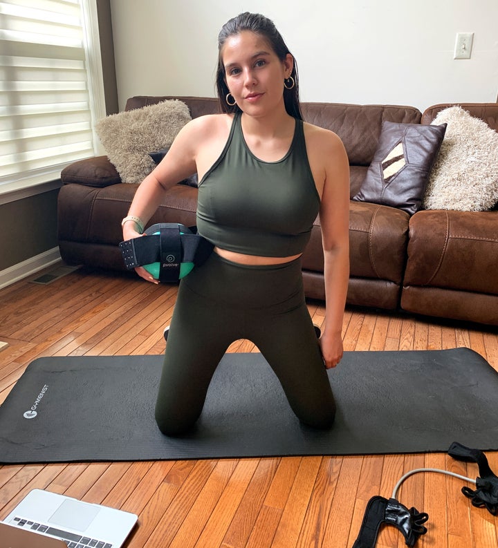 P.volve Review: The At-Home Workout Program That's All Sculpt, No Sweat