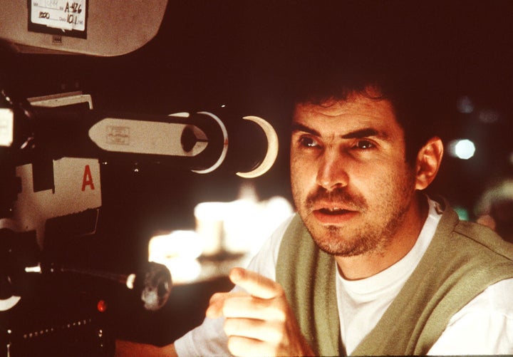 Alfonso Cuarón on the set of "Great Expectations," released in 1998.