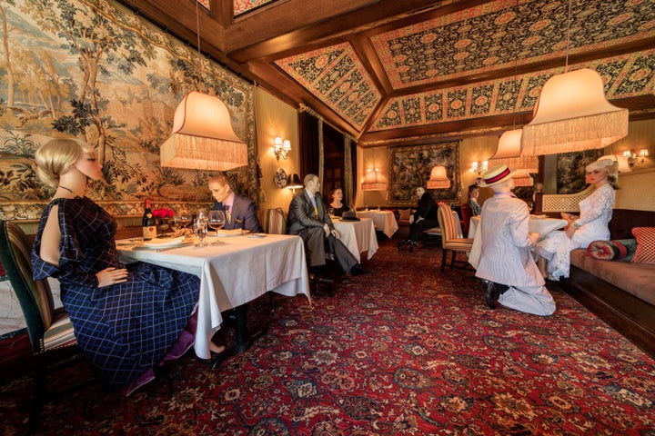 The Inn at Little Washington in Virginia plans to install mannequins at empty tables in its dining room when it reopens May 29. 