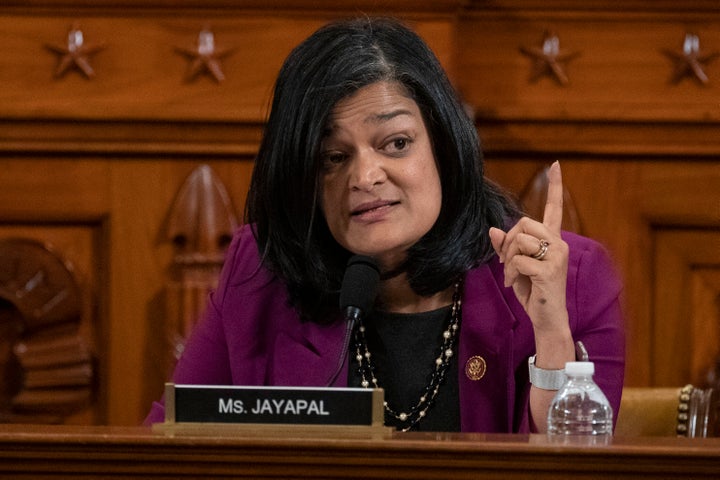 Rep. Pramila Jayapal (D-Wash.), a co-chair of the Congressional Progressive Caucus, is calling for more time to consider the latest COVID-19 relief bill.