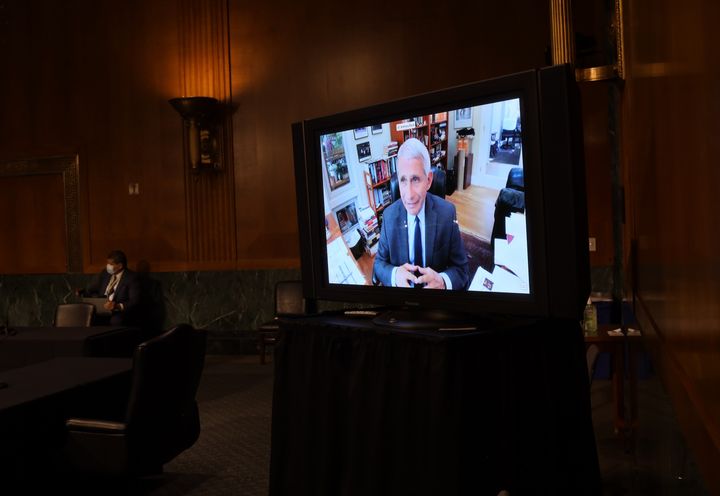 Dr. Anthony Fauci testified remotely to a Senate committee this week, saying the U.S. runs "the risk of having a resurgence&r