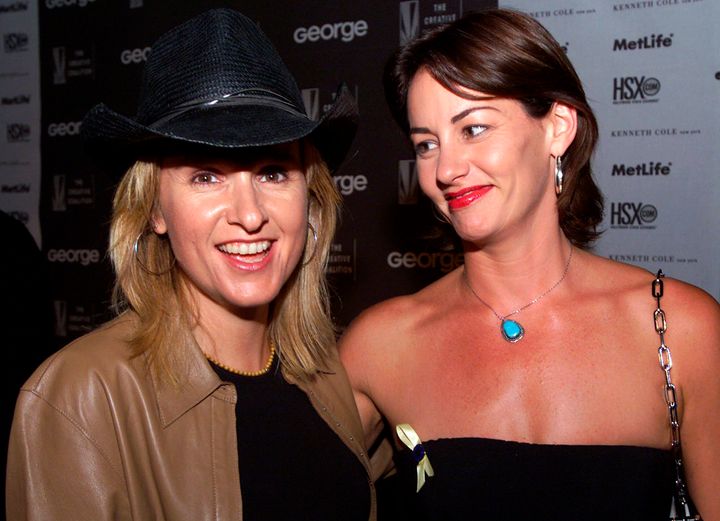 Melissa Etheridge (L) split from Beckett's other mum, Julie Cypher in 2000.