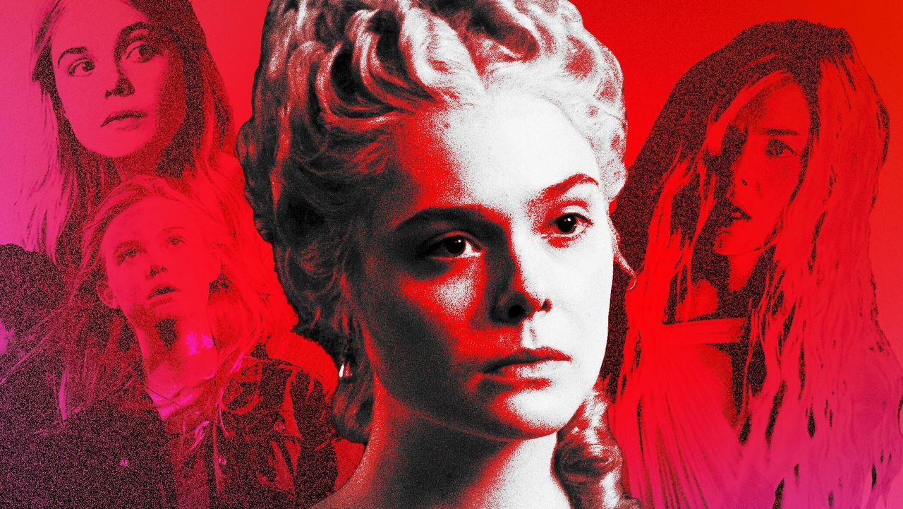 Elle Fanning stars in "The Great," a limited series that premieres on Hulu this weekend. 