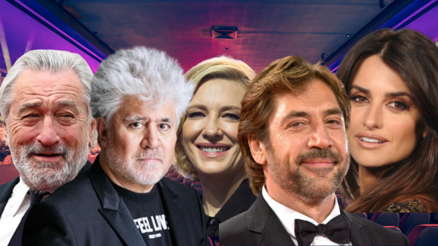Robert De Niro, Pedro Almodóvar, Cate Blanchett, Penélope Cruz y Javier Bardem.