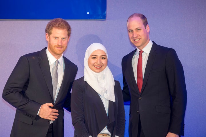 Elan Mon Gilford receives an award at the Diana Award's at St James' Palace in May 2017.