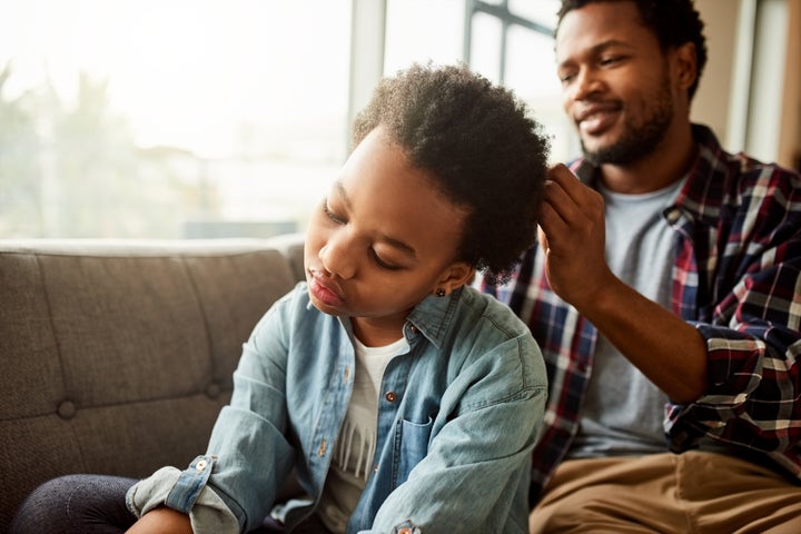 During the pandemic, parents are subbing in for stylists, with varied results.