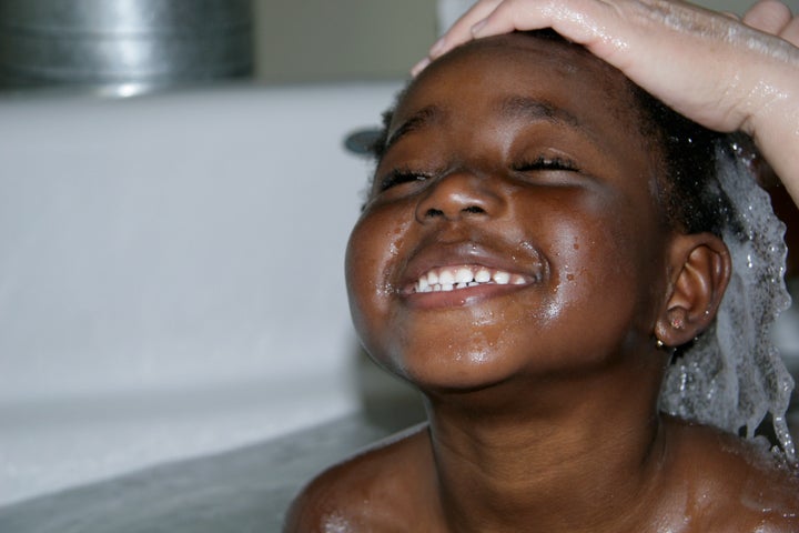 Wash day can also be bonding day.