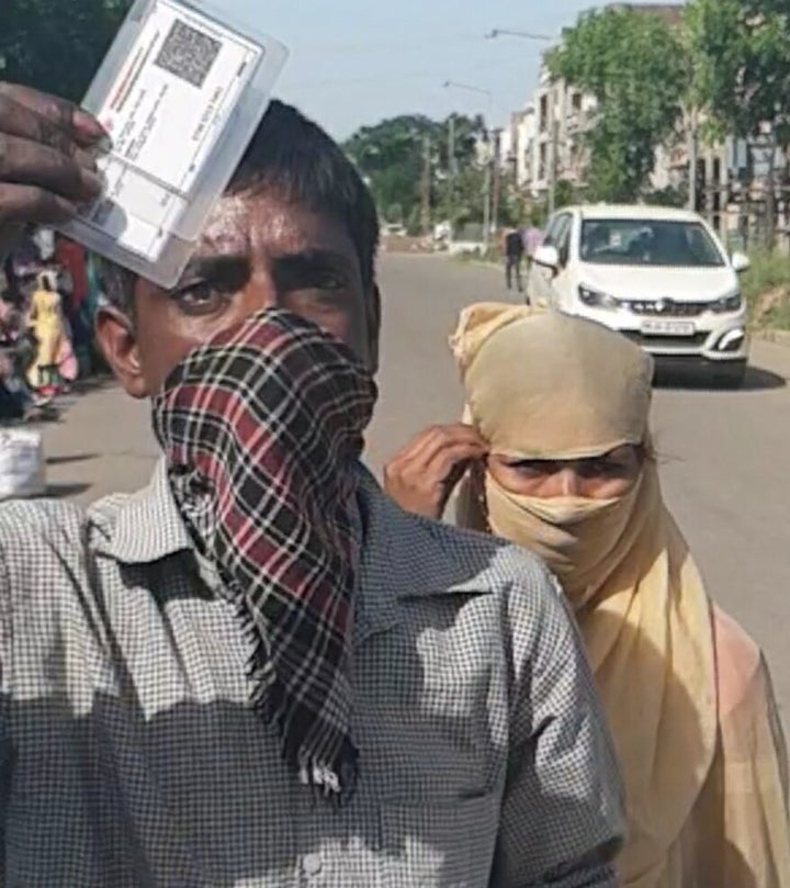 Construction worker Vijay Kumar and his wife Jyoti were searching for their two minor daughters at Sohana village near Chandigarh International Airport on Friday.