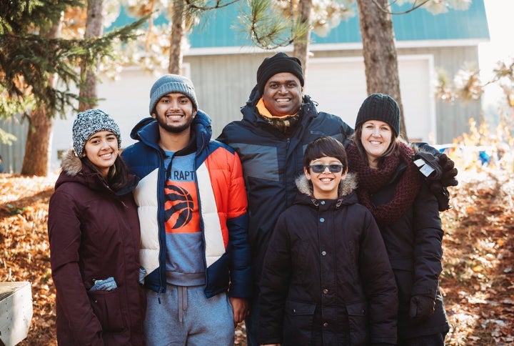 Brandy Rafeek and her family. Her two sons are currently doing online school. Her daughter is taking a year off and going to college next year.