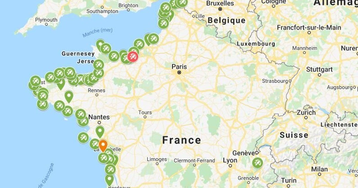 Forêt de broceliande ≡ voyage Carte des plages de France » Voyage - Carte - Plan