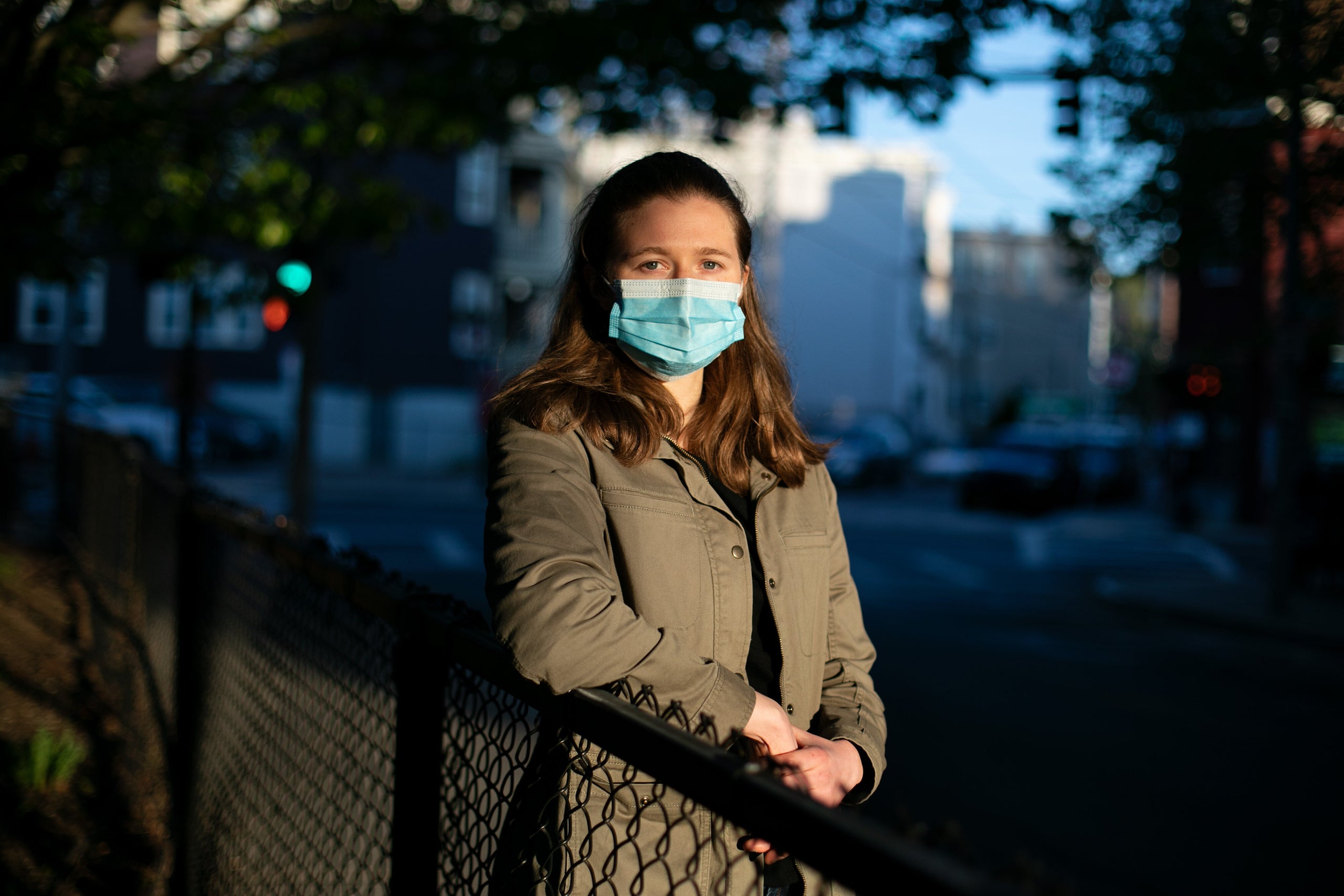 Jessica Schiff, a graduate student at Harvard University's T.H. Chan School of Public Health, volunteered to help Massachuset