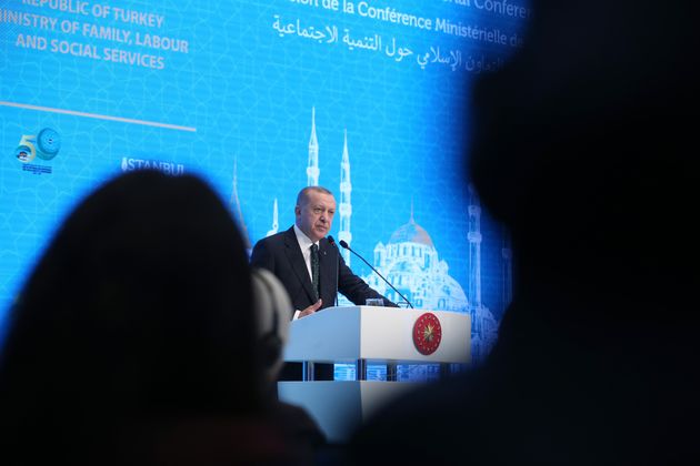 Φωτογραφία αρχείου - Ομιλία του Ερντογάν στον Οργανισμός Ισλαμικής Συνεργασίας [Organization of Islamic Cooperation (OIC)]  (Photo by Mustafa Kamaci/Anadolu Agency via Getty Images)