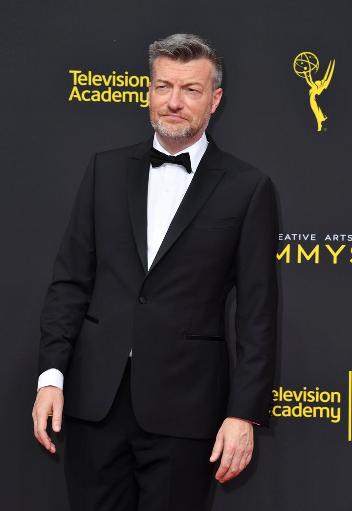 Charlie Brooker at the Emmys last year