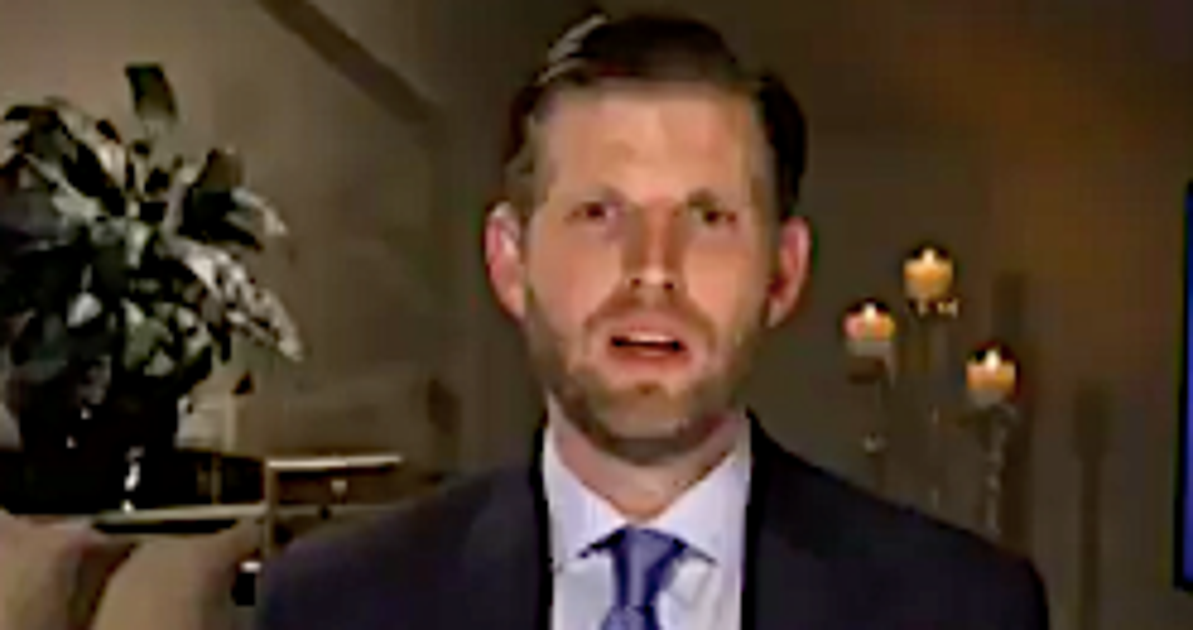 Eric Trump Claims Covid-19 Will 'Magically' Vanish After Election Day ...